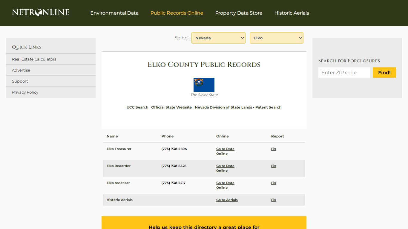 NETR Online • Elko • Elko Public Records, Search Elko ...